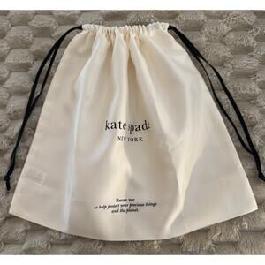 Kate Spade Medium Drawstring Dust Bag 13.5 By 12